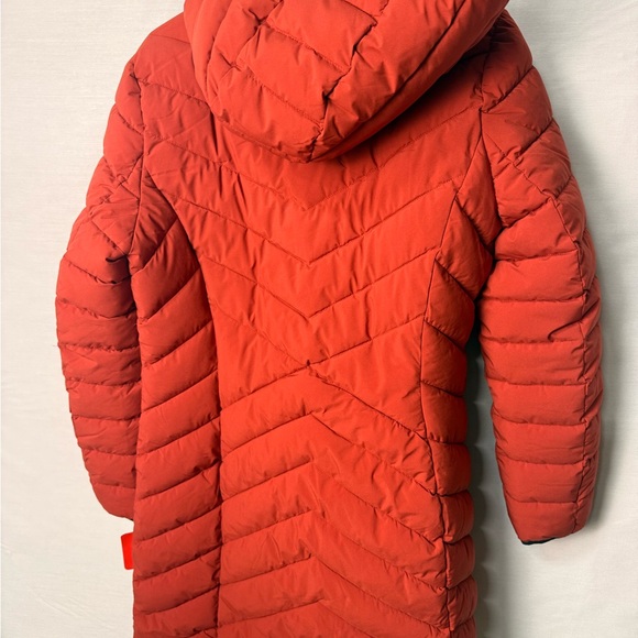 DKNY Women Vibrant Red Puffer Jacket - Picture 6 of 6